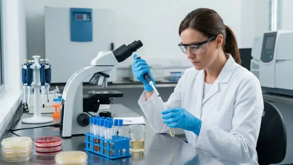 How to Become a Food Safety Officer in India: Eligibility, Exam, Salary & Career Guide 2 Food safety officer testing food samples in a laboratory using scientific equipment - How to Become a Food safety officer