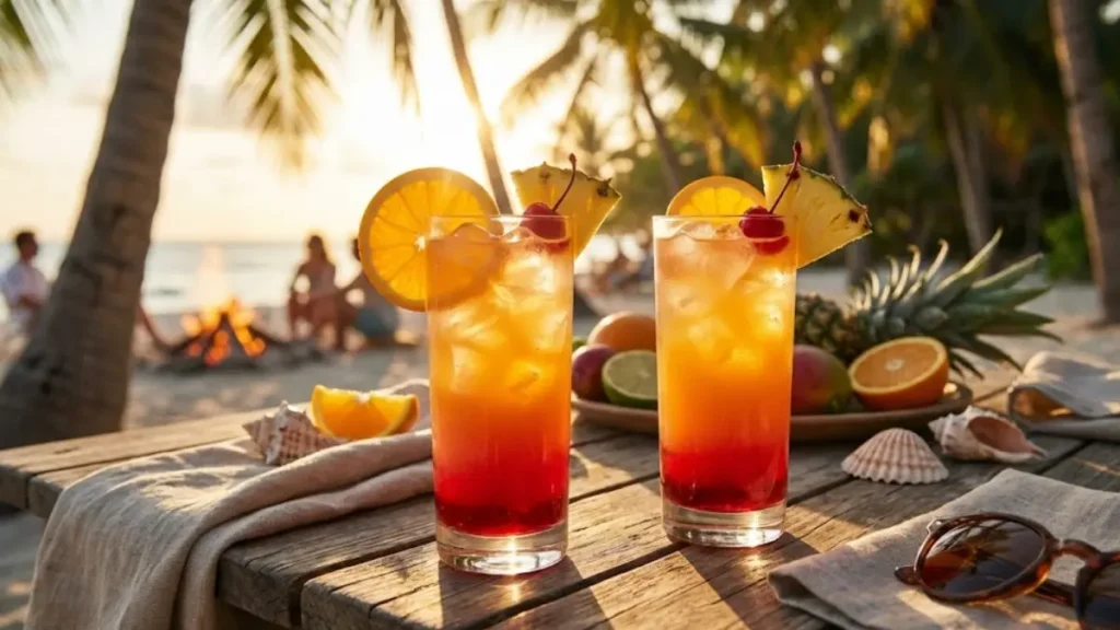Sex on the Beach Drink Recipe – Sweet, Fruity & Ready in 5 Minutes 1 Sex on the beach drink recipe served in a highball glass with ice and citrus garnish