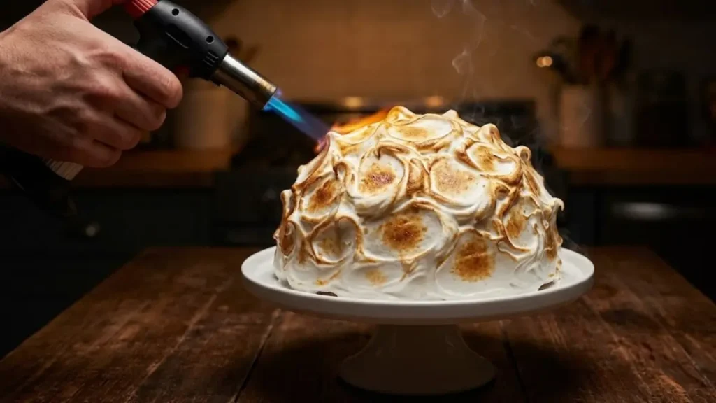 Mark Beahm Baked Alaska Recipe: The No-Fail Ice Cream Dessert Everyone Loves 1 Mark Beahm baked Alaska recipe with golden toasted meringue