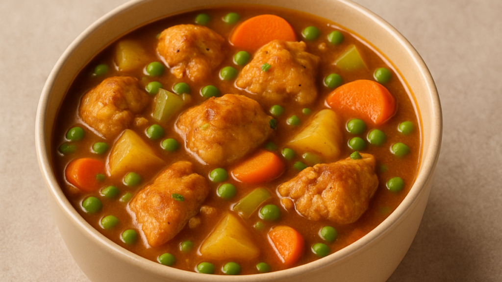 How to Make the Perfect Chicken Stew — Easy, Comforting & Absolutely Delicious! 1 Hearty homemade chicken stew with vegetables in a warm, rustic bowl