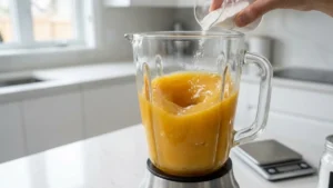 Molecular Gastronomy Recipes Explained: Modern Cooking Where Science Meets Flavor 4 Mixing sodium alginate into fruit juice for molecular gastronomy