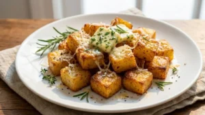 Papá Asado Recipe: The Ultimate Crispy Roasted Potato Recipe Everyone Loves 9 Papá asado served hot with toppings