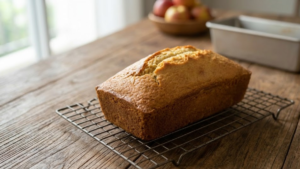 Stock’s Bakery Pound Cake Recipe 11 Pound cake cooling on a wire rack after baking.