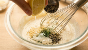 Adding lemon juice to ranch dressing